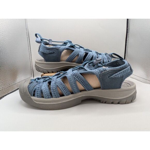 Keen Women's Whisper Sandals in Smoke Blue SZ 7 - Picture 5 of 10